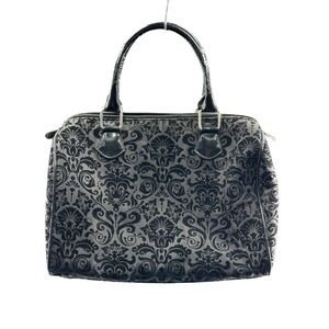 Black Damask Patterned Women's Bag